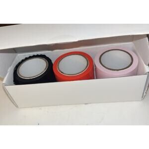 Pleasure Tape Set-3 Rolls(red,pink,black) Electrostatic Tape Free Ship